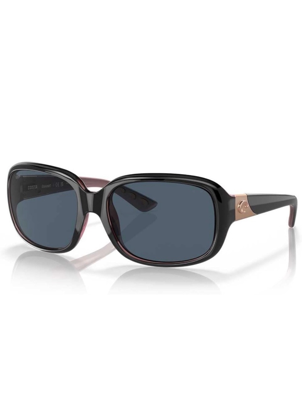 Costa Del Mar Womens Gannet Rectangular Sunglasses